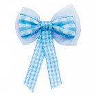 Baby Blue Gingham Bows