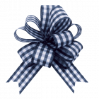 Large Navy Gingham Bows