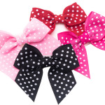 Spotty Grosgrain Ribbon Bows