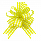 Large Yellow Gingham Bows