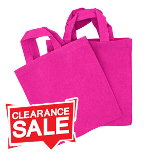 Canvas Bags 225mm Pink 