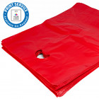15x18in Red Polythene Carrier Bags
