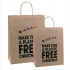 240mm Plastic Free Christmas Carrier Bags