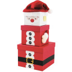 Santa Christmas Stacking Boxes