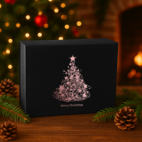 160mm Black Christmas Gift Boxes 