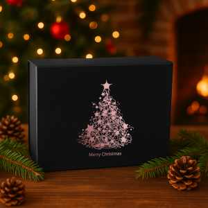 220mm Black Christmas Gift Boxes