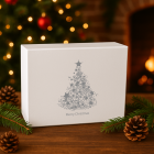 160mm White Christmas Gift Boxes