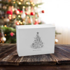 160mm White Christmas Gift Boxes
