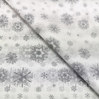 Silver Snowflake Tissue Paper