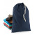 100mm Navy Cotton Drawstring Bags 