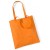 Orange Cotton Bags Long Handles