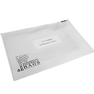 300mm White Eco Mailing Bags