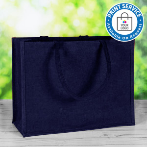 Navy Jute Bags