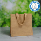 300mm Natural Jute Bags With Soft Web Handles