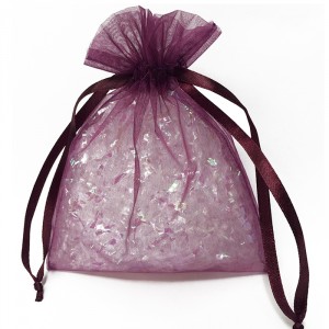 Plum Organza Bags (2445)