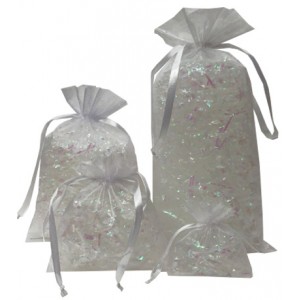 White Organza Bags