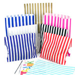 Candy Striped Paper Bags Candy Striped Paper Bags