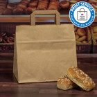 260mm Brown Wide Based Paper Carrier Bags