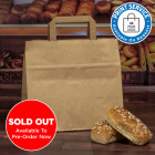 260mm Brown Wide Based Paper Carrier Bags