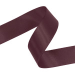 Burgundy Double Faced Satin Ribbon