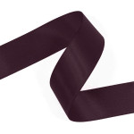 Claret Double Faced Satin Ribbon