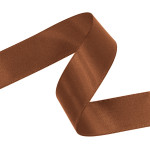 Coffee Double Faced Satin Ribbon