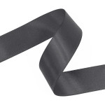 Pewter Grey Double Faced Satin Ribbon