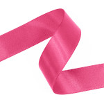 Shocking Pink Double Faced Satin Ribbon