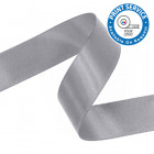 23mm Silver Double Faced Satin Ribbon