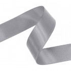 9mm Silver Double Faced Satin Ribbon