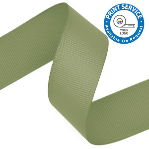 23mm Grosgrain Ribbon Light Moss