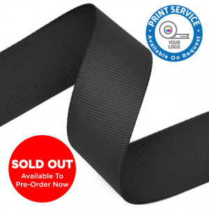 15mm Grosgrain Ribbon Black