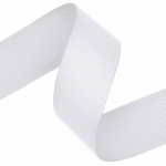 White Grosgrain Ribbon