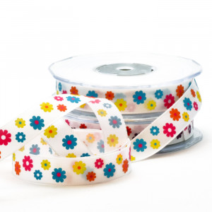 Retro Flower Ribbon