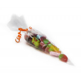 Clear Sweet Cone Bags