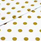 Gold Metallic Spot Tissue Paper