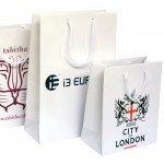 Screen Printed Laminated Paper Carrier Bags Screen Printed Laminated Paper Carrier Bags