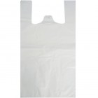 13x20x23 White Polythene Vest Carrier Bags