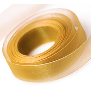 Old Gold Chiffon Ribbon