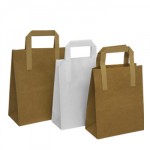 Taped Handle Paper Carrier Bags Taped Handle Paper Carrier Bags