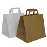 Wide Base Paper Carrier Bags Wide Base Paper Carrier Bags