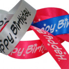 Happy Birthday Printed Ribbon