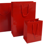 Red Gloss Paper Carrier Bags Red Gloss Paper Carrier Bags
