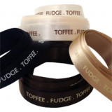 Toffee Fudge Printed Ribbon