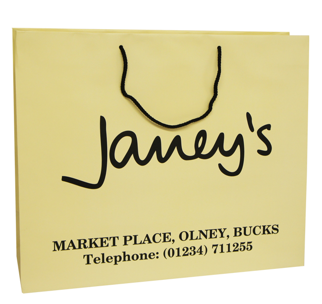 Janeys Printed Carrier Bags