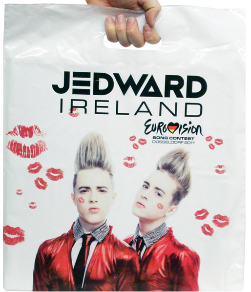 Jedward Eurovision Printed Carrier Bags