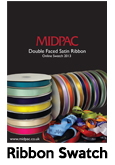 Double Faced Satin Ribbon Swatch
